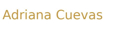Assinatura de Adriana Cuevas